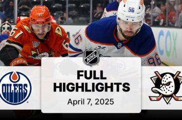 NHL Highlights | Oilers vs. Ducks | April 07, 2025