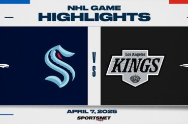 NHL Highlights | Kraken vs. Kings - April 7, 2025