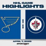 NHL Highlights | Blues vs. Jets - April 7, 2025