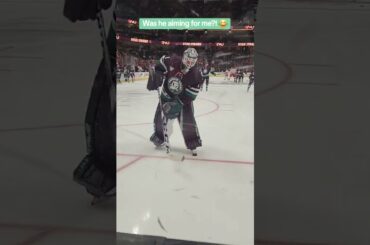 Dostal WHIFFED to the beat 🤣