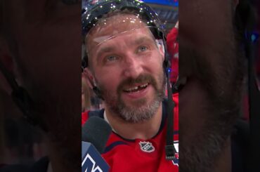 Ovechkin reflects on the moment 🙌