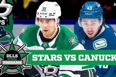 Dallas Stars vs Vancouver Canucks | DLLS STARS PREGAME