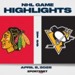 NHL Highlights | Blackhawks vs. Penguins - April 8, 2025