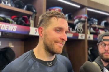 Devon Toews on loss to Blues
