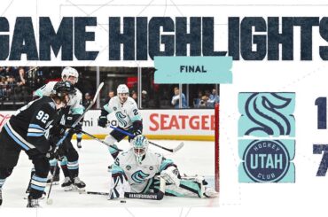 Seattle Kraken at Utah Hockey Club | 04/08 Game Highlights