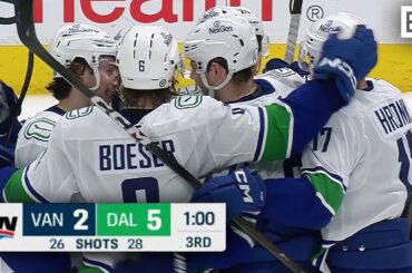Canucks Score 3 Goals in Final Minute vs. Stars in UNBELIEVABLE Comeback