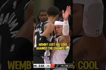 ANGRY Wemby GOT INTO IT with Gordon after he STOOD OVER HIM!👀