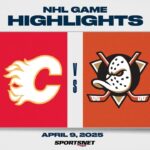 NHL Highlights | Flames vs. Ducks - April 9, 2025