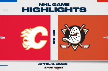 NHL Highlights | Flames vs. Ducks - April 9, 2025