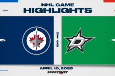 NHL Highlights | Jets vs. Stars - April 10, 2025