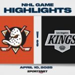 NHL Highlights | Ducks vs. Kings - April 10, 2025