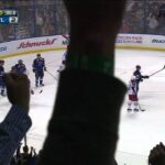 Jaroslav Halak on his back save Feb 23 2013 Columbus Blue Jackets vs St. Louis Blues NHL Hockey