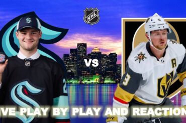 Seattle Kraken vs Vegas Golden Knights Live Play-By-Play & Reactions