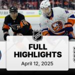 NHL Highlights | Islanders vs. Flyers - April 12, 2025