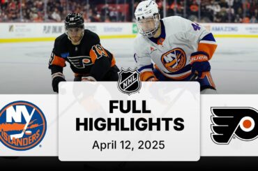 NHL Highlights | Islanders vs. Flyers - April 12, 2025