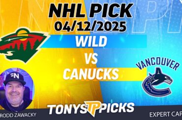 Minnesota Wild vs Vancouver Canucks 4/12/25 NHL Pick Prediction