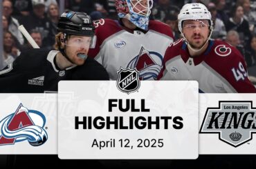 NHL Highlights | Avalanche vs. Kings | April 12, 2025