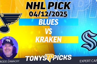 St Louis Blues vs Seattle Kraken 4/12/25 NHL Pick Prediction