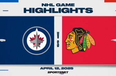 NHL Highlights | Jets vs. Blackhawks - April 12, 2025