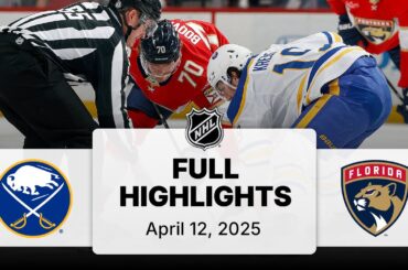 NHL Highlights | Sabres vs. Panthers - April 12, 2025
