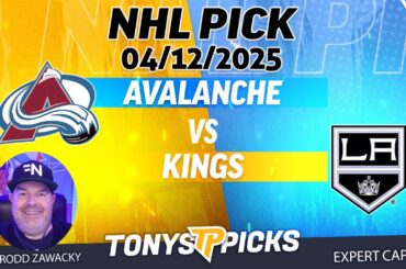 Colorado Avalanche vs LA Kings 4/12/25 NHL Pick Prediction