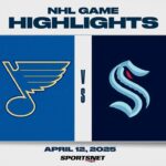 NHL Highlights | Blues vs. Kraken - April 12, 2025
