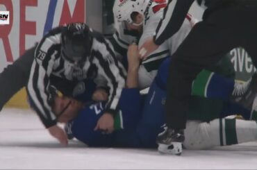 Yakov Trenin Lands One While Derek Forbort Is Down