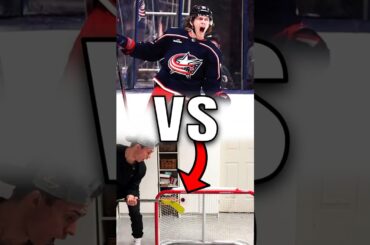 Kent Johnson's MICHIGAN Goal in Mini Sticks 🔥🏒