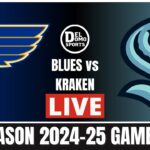 ST LOUIS BLUES VS SEATTLE KRAKEN 🏒 NHL Game Score Play-by-Play - APR 12, 2025