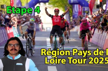 🚴‍♂️Région Pays de la Loire Tour 2025🇫🇷  Etape 4 Débrief (Vauquelin, Delettre, Bower...)