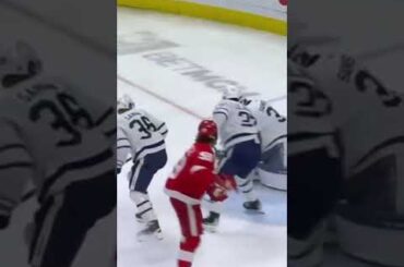 Tyler Bertuzzi Tries To Go Between The Legs On Ilya Samsonov