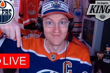 EDMONTON OILERS VS LOS ANGELES KINGS LIVE | FULL GAME REACTION AND COMMENTARY