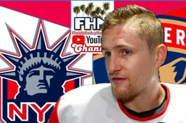 Nico Sturm, Panthers Pregame: Florida Plays Final Home Game of Regular Season v Rangers