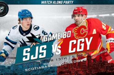 San Jose Sharks vs Calgary Flames | WATCH PARTY + LIVE REACTIONS!