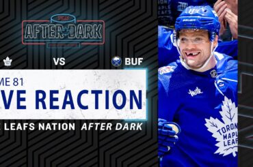 Maple Leafs at Buffalo Sabres LIVE POST GAME ft. Carter Hutton & Producer Vick | Game 81 Reaction