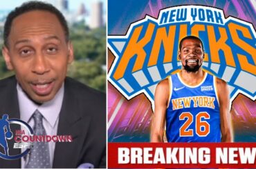 "KD’s next ring = in NY Knicks!" - Stephen A. on Kevin Durant's future after Mike Budenholzer exits