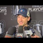 Winnipeg Jets Playoff Practice media: Neal Pionk
