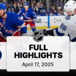 NHL Highlights | Lightning vs. Rangers | April 17, 2025