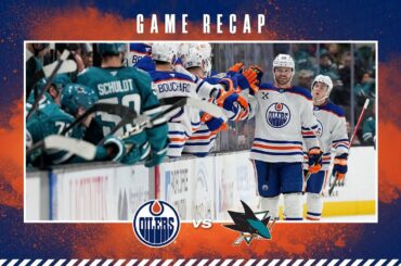 HIGHLIGHTS | Oilers at Sharks 04.16.25