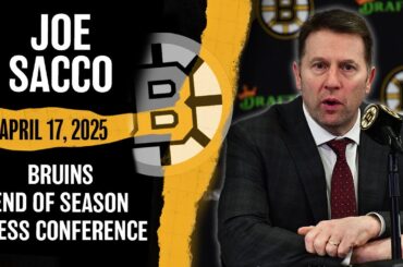 Bruins Interim HC Joe Sacco's Final Press Conference Of 2024-25 Season