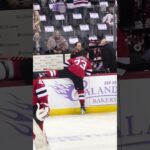 NJ Devils Tyler Toffoli Stretches During Warmups 11/25 #njdevils #short #shorts #shortvideo #toffoli