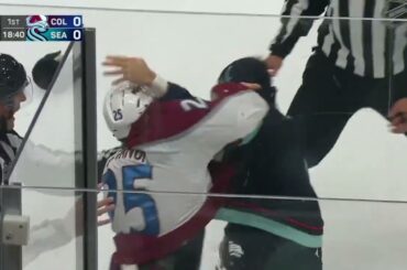 Jordan Eberle and Logan O'Conner fight Oct 17, 2023