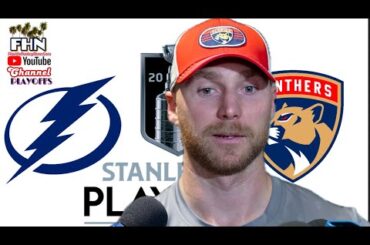 Sam Bennett, Florida Panthers Playoff Practice vs Tampa Bay Lightning