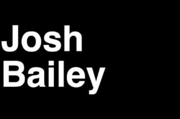 How to Pronounce Josh Bailey New York Islanders NHL Hockey Player Runforthecube