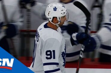 John Tavares Scores His First Hat Trick With Toronto Maple Leafs
