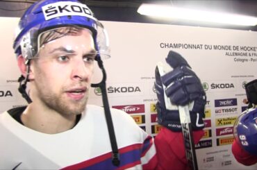 Jan Rutta po zápase Česko – Kanada 1:4