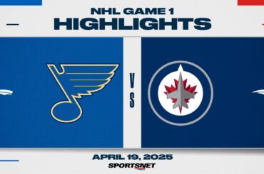 NHL Game 1 Highlights | Blues vs. Jets - April 19, 2025