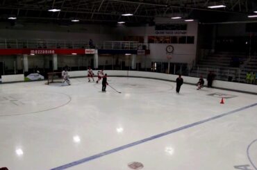 Vili Saarijarvi, Graham Slaggert, Jack Adams, and Michael Rasmussen Execute Drills