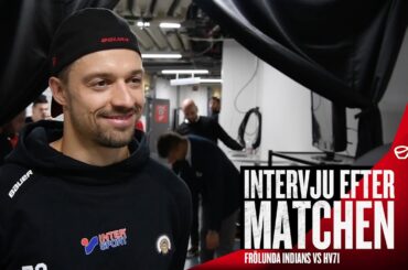 Patrik Carlsson efter HV71 – vi vinner med 3-0