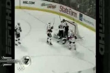 Ottawa Senators Brian Elliott Brilliant Save VS Philadelphia Flyers Feb12 2009